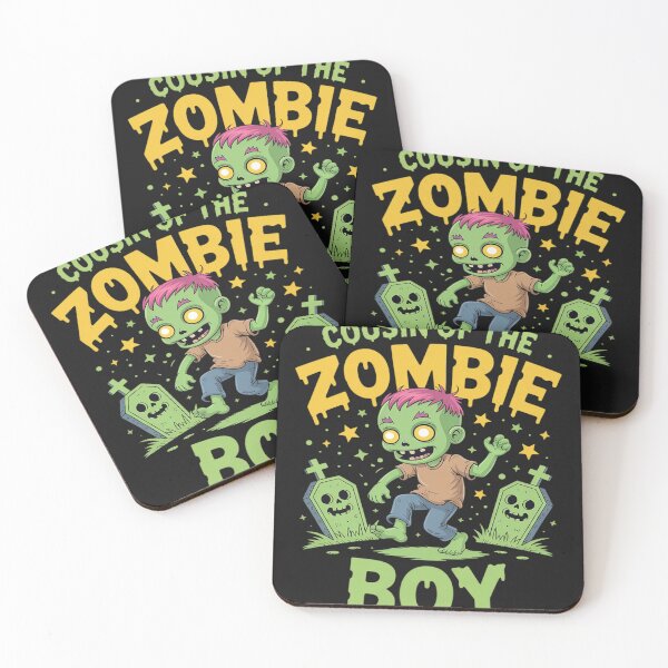 Item preview, Cousin of the Zombie Boy Zombie Lover 9th Birthday Kid Party designed and sold by BlueCreator-inc.