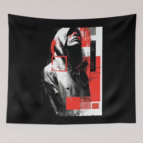 Item preview, Urban Shadow – Abstract Hooded Figure designed and sold by wolfgangrainer.