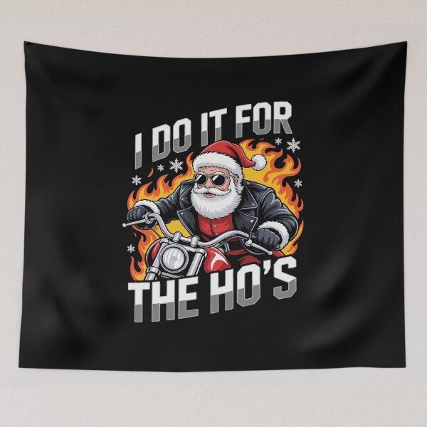Item preview, I Do It For The Ho's - Santa Claus Ghost Rider  designed and sold by thalloathiew.