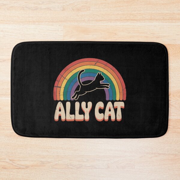 Item preview, Ally cat LGBT Pride Cat designed and sold by cosmicncozyS.