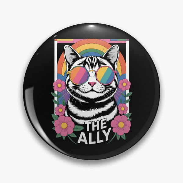 Item preview, Ally Cat Tarot Card LGBT Gay Pride Month Rainbow Flag LGBTQ designed and sold by cosmicncozyS.