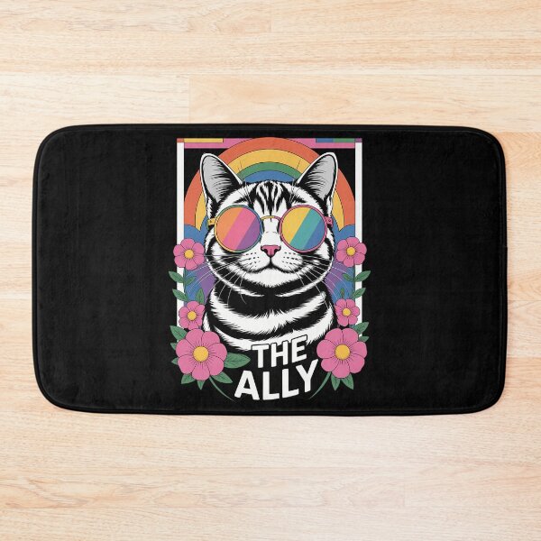 Item preview, Ally Cat Tarot Card LGBT Gay Pride Month Rainbow Flag LGBTQ designed and sold by cosmicncozyS.