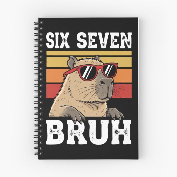 Item preview, Six Seven Bruh Christmas Capybara Funny Holiday  designed and sold by gusmanvinagetti.
