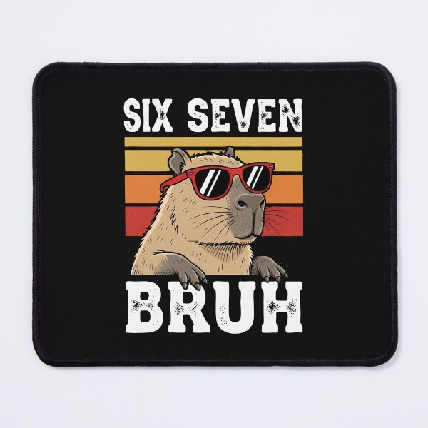 Item preview, Six Seven Bruh Christmas Capybara Funny Holiday designed and sold by gusmanvinagetti.