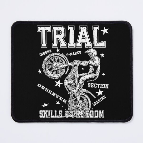 Item preview, TRIAL SKILLS & FREEDOM trial riders and trial fans section observer dabs marks leaning motorcycle lover motorcycle motorsport  designed and sold by Jt41.