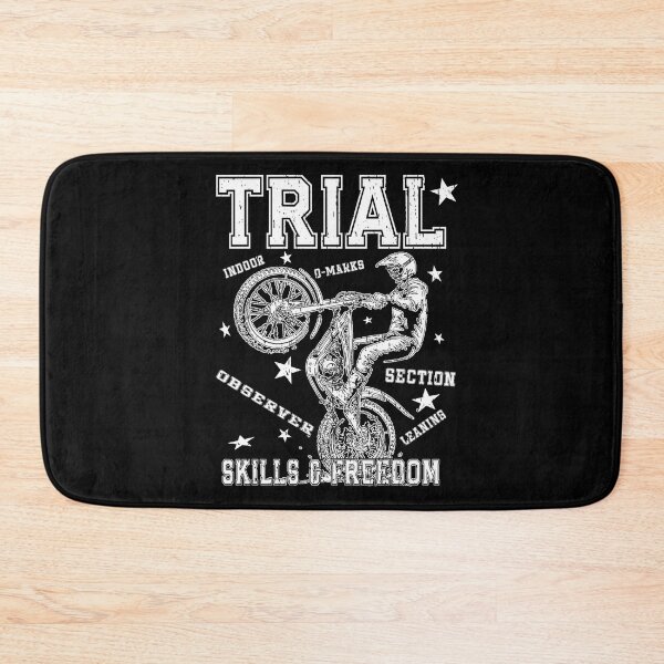 Item preview, TRIAL SKILLS & FREEDOM trial riders and trial fans section observer dabs marks leaning motorcycle lover motorcycle motorsport  designed and sold by Jt41.