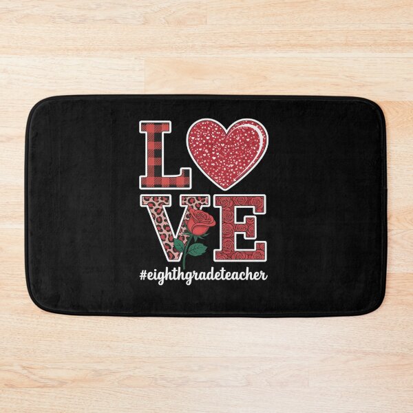 Item preview, Eighth Grade Teacher Valentine Day Love Heart Flower designed and sold by KonopikaaArt.