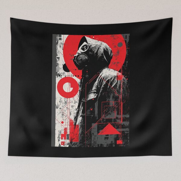 Item preview, Urban Shadow – Abstract Hooded Figure designed and sold by wolfgangrainer.