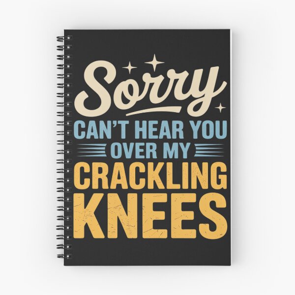 Item preview, Crackling Knees Funny Retirement Humor Aging Souvenir Group designed and sold by BlueCreator-inc.