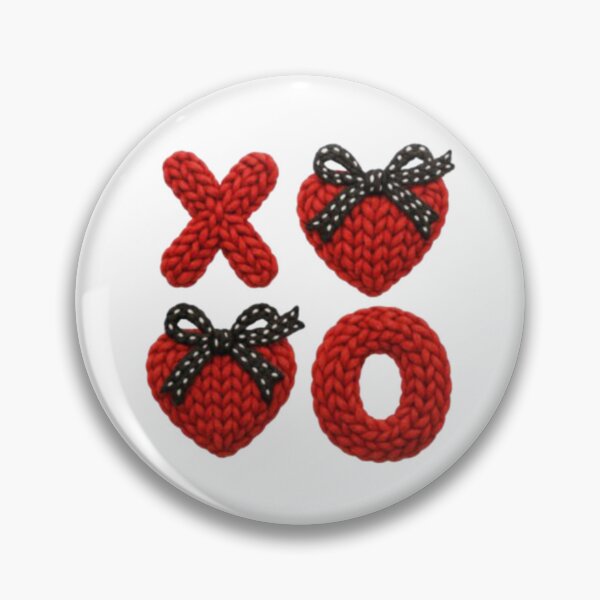 Item preview, Crocheted XO with Hearts designed and sold by szydelkowanika.