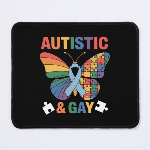 Item preview, Autistic & Gay Support Autism Awareness LGBT Pride Month designed and sold by cosmicncozyS.