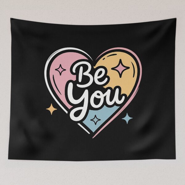 Item preview, Be You LGBTQ Heart Star Rainbow Gay Pride designed and sold by cosmicncozyS.
