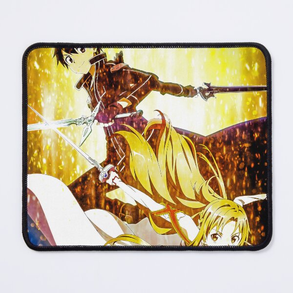 Item preview, Art Kirito Sword Online Anime Battle Glow Dynamic Golden Action designed and sold by Tokyonomad.