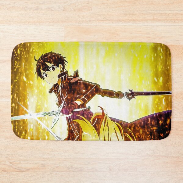Item preview, Art Kirito Sword Online Anime Battle Glow Dynamic Golden Action designed and sold by Tokyonomad.