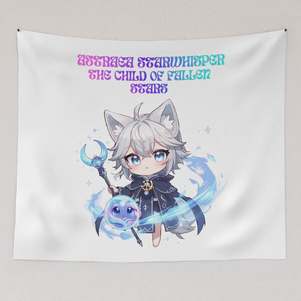 Item preview, Astraea Starwhisper – Child of Fallen Stars | Spark of Cosmic Wonder designed and sold by Monzora.