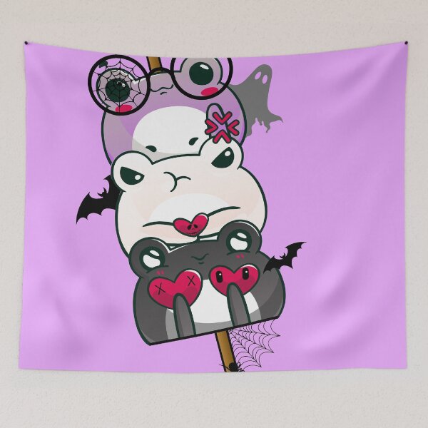Item preview, Spooky Dango Frog - Dark Night Edition designed and sold by Kanniax.