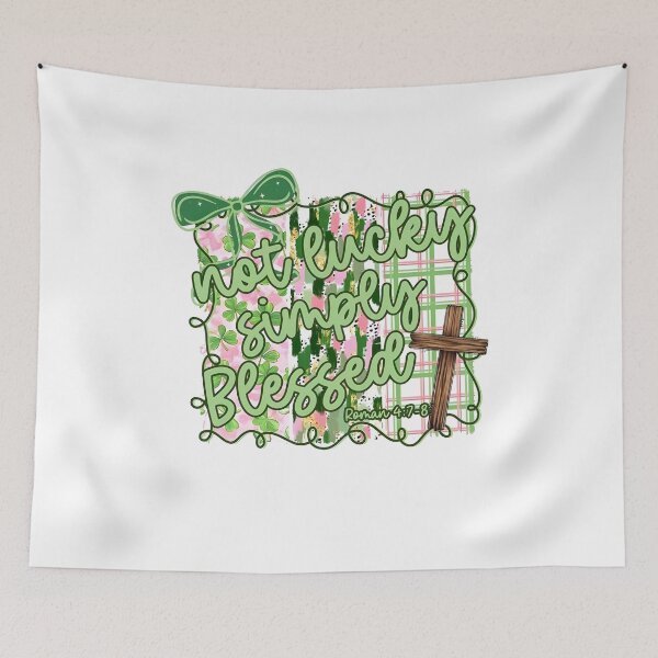Item preview, Not Lucky Simply Blessed designed and sold by Benjaminerickso.