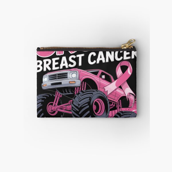 Item preview, Crush Breast Cancer Awareness Monster Truck Pink designed and sold by Dolostope.