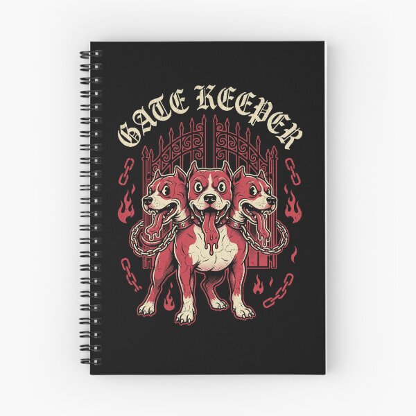 Item preview, Cerberus Pitbull Guarding Hell Gates designed and sold by Flying Doggo.