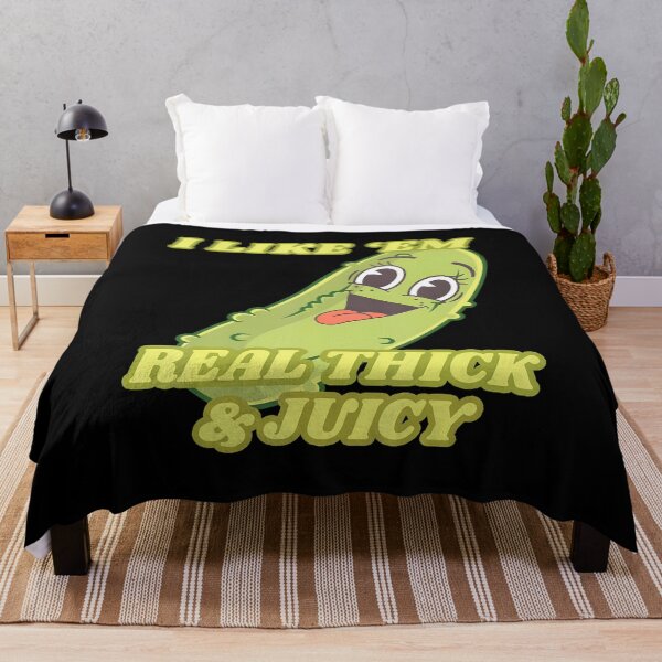 Item preview, I Like Em Real Thick And Juicy Funny Pickle Meme designed and sold by godreyimmzzg.