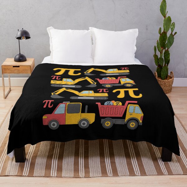 Item preview, Funny Pi Math School Days Construction Trucks Toddler Kids designed and sold by KonopikaaArt.