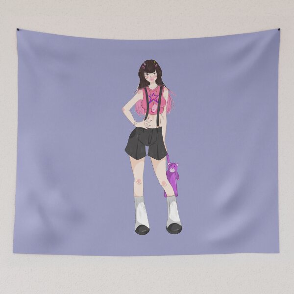 Item preview, Girl with teddy bear designed and sold by pika-kabooo.