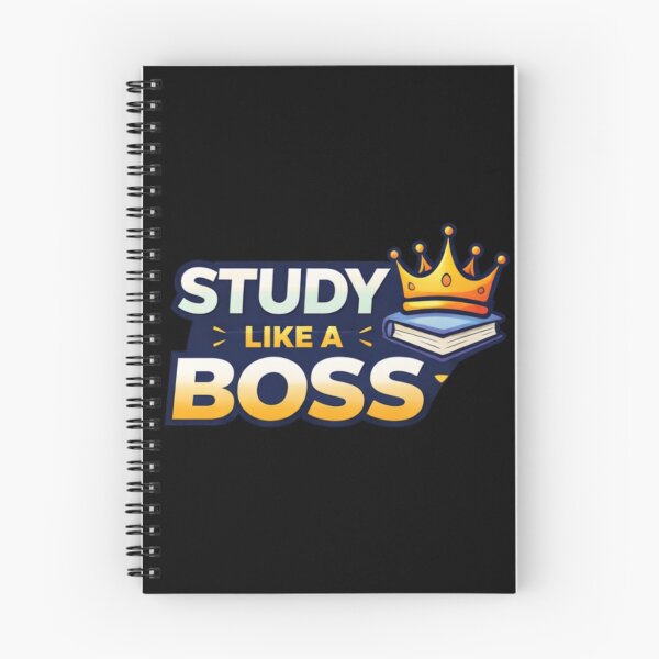 Item preview, Study Like a Boss – Student Motivation Typography Design designed and sold by Amr Darwish Graphic designer.