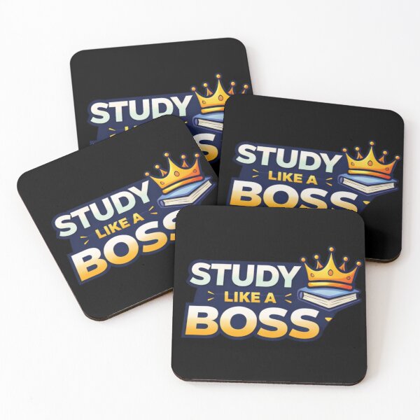 Item preview, Study Like a Boss – Student Motivation Typography Design designed and sold by Amr Darwish Graphic designer.