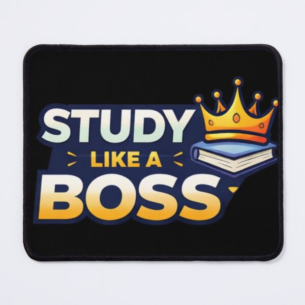 Item preview, Study Like a Boss – Student Motivation Typography Design designed and sold by Amr Darwish Graphic designer.