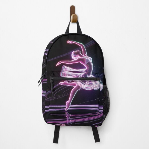 Item preview, Synthwave Neon Dancer: Cyberpunk Ballet Dancer Art, Retro Futuristic Vaporwave Dance Graphic designed and sold by FusiTink.