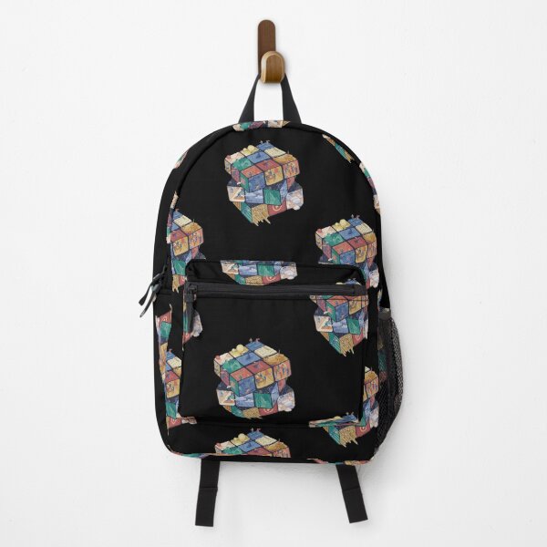 Item preview, Color Cube Puzzle — Retro Brain Teaser Geometric Art designed and sold by flowerpower999.