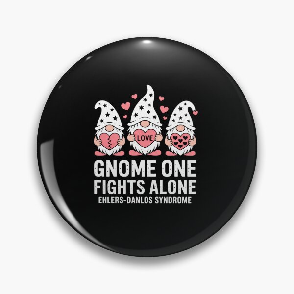 Item preview, Gnome One Fights Alone Ehlers-Danlos Syndrome EDS Awareness designed and sold by KonopikaaArt.