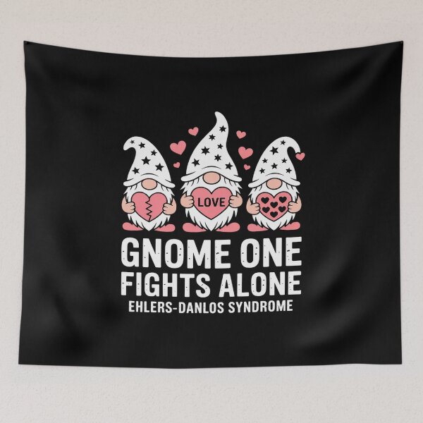 Item preview, Gnome One Fights Alone Ehlers-Danlos Syndrome EDS Awareness designed and sold by KonopikaaArt.