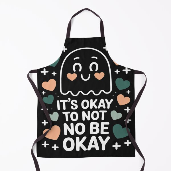 Item preview, Cute Ghost It's Okay To Not Be Okay Mental Health Awareness designed and sold by Dolostope.