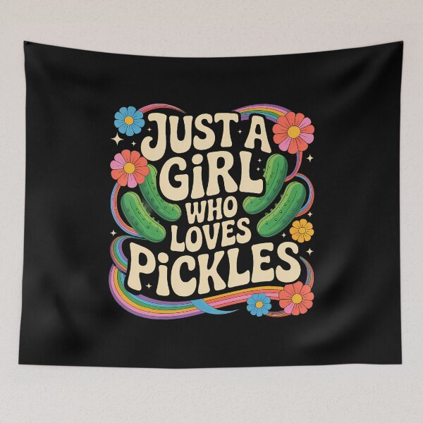 Item preview, Pickle Dill Cucumber Just A Girl Who Loves Pickles designed and sold by markettathorn.