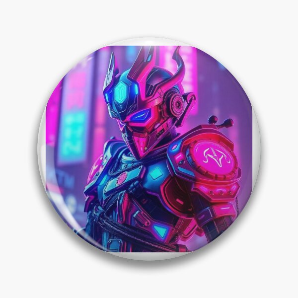 Item preview, robot warrior designed and sold by LOAMBO5AI.