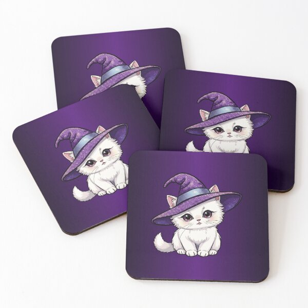 Item preview, Cute Witch Kitty designed and sold by PurplleArtz .