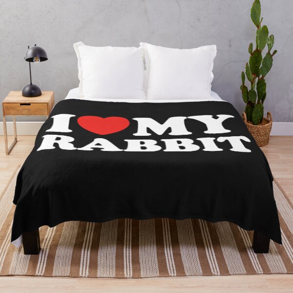 Item preview, I Love My Rabbit designed and sold by shitpostee.