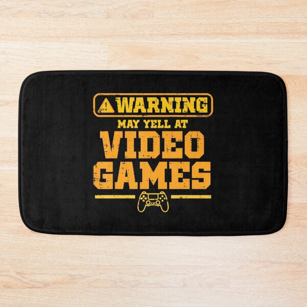 Item preview, Gamer Warning May Yell Video Games Gaming Boys n Men designed and sold by markettathorn.
