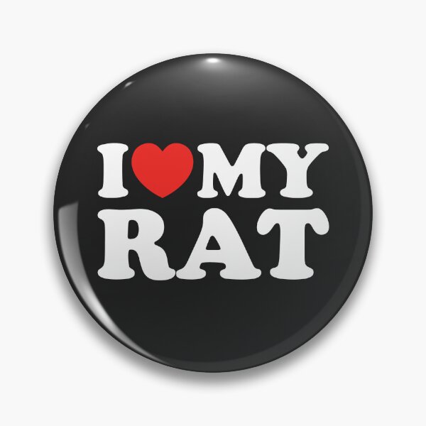 Item preview, I Love My Rat designed and sold by shitpostee.