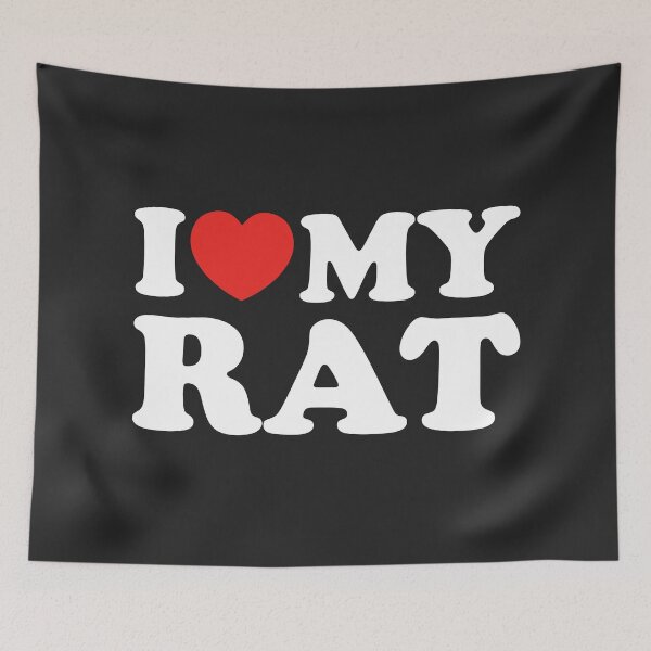 Item preview, I Love My Rat designed and sold by shitpostee.