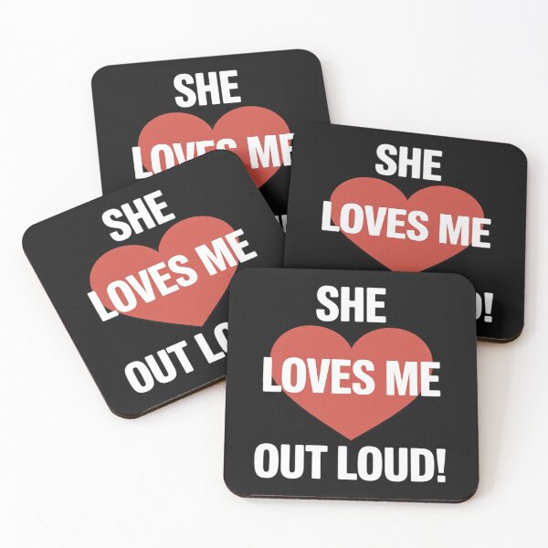 Item preview, Cute matchings heart She loves me out loud designed and sold by Dolostope.