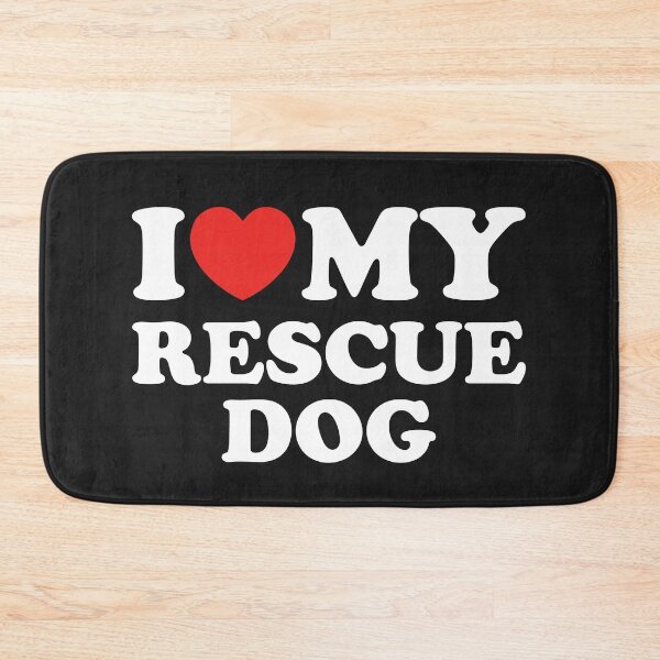 Item preview, I Love My Rescue Dog designed and sold by shitpostee.