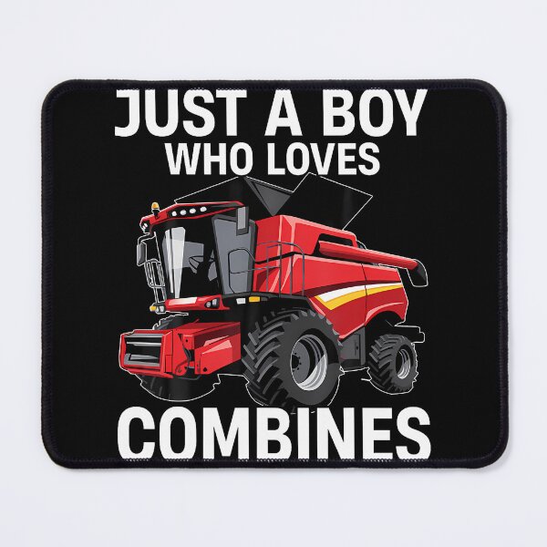 Item preview, Just A Boy Who Loves Combines Red Combine Harvester designed and sold by markettathorn.