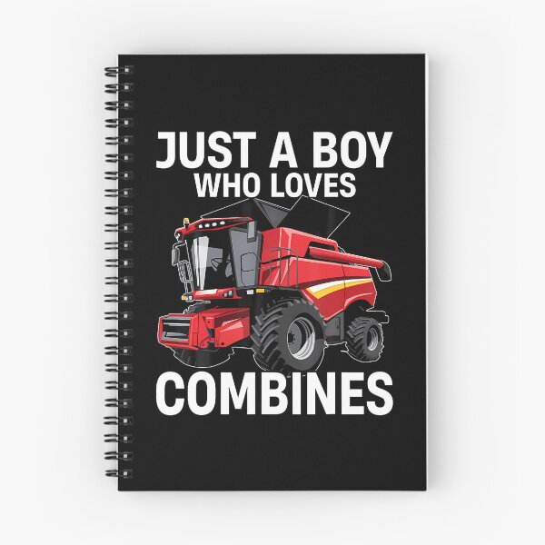 Item preview, Just A Boy Who Loves Combines Red Combine Harvester designed and sold by markettathorn.