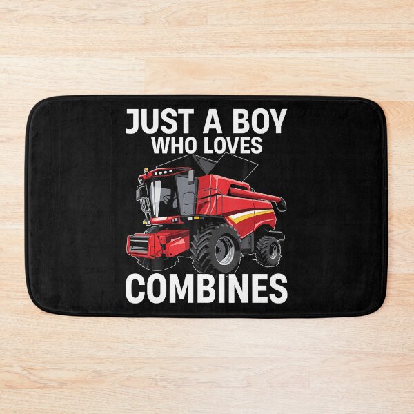 Item preview, Just A Boy Who Loves Combines Red Combine Harvester designed and sold by markettathorn.