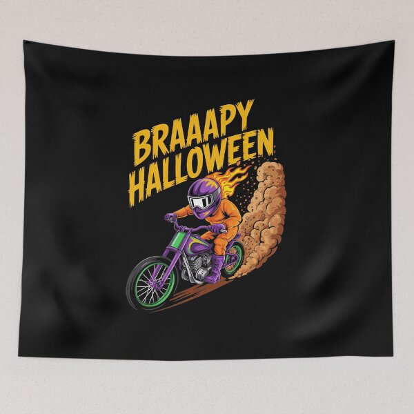 Item preview, Halloween Dirtbike Motocross Ghost Rider designed and sold by thalloathiew.