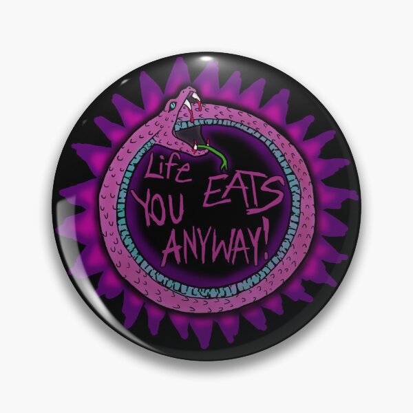 Item preview, Pink Ouroboros Quote designed and sold by GothicBohemian.