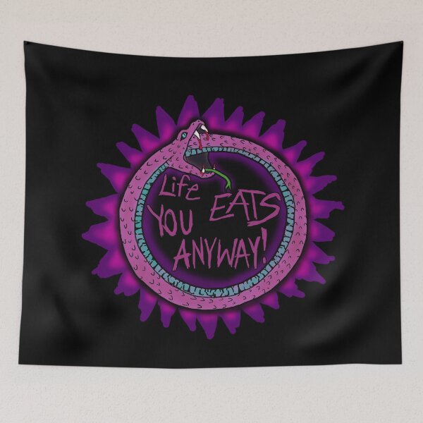 Item preview, Pink Ouroboros Quote designed and sold by GothicBohemian.