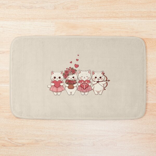 Item preview, Cute Valentine Cats designed and sold by dudelinart.